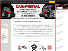 Tablet Screenshot of car-portal-online.de